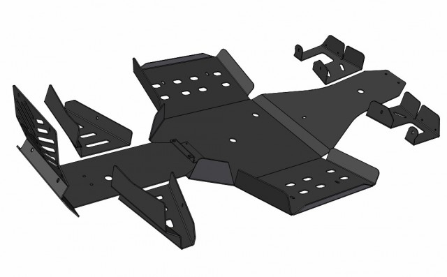 Hasplåt PEHD Polaris Sportsman 800 2005-2010  - 2