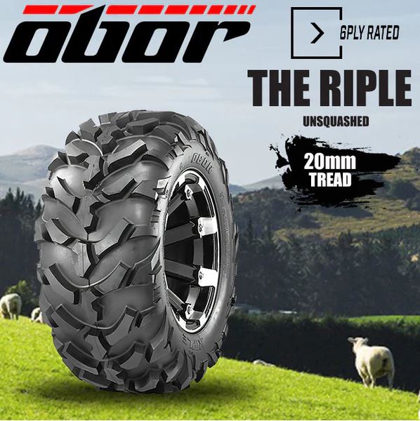 Hjulsats 12" Aluminiumfälg med Obor Riple 26" - 2