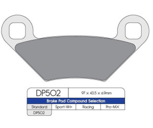 Bromsbelägg Polaris DP Brakes - 2