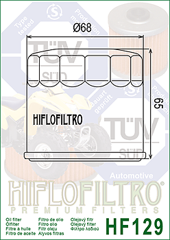 Oljefilter HiFlo HF-129