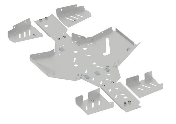 Hasplåtar 4mm Aluminium för TGB 1000 - 3
