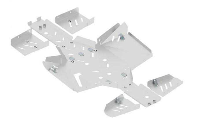 Hasplåtar 4mm Aluminium för TGB 1000 - 4