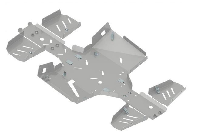 Hasplåtar 4mm Aluminium för TGB 600 - 2