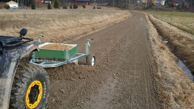 Vägsladd / kratta bogserad 1,8m bredd - 4