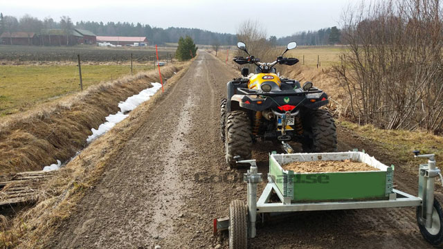 Vägsladd / kratta bogserad 1,8m bredd - 3