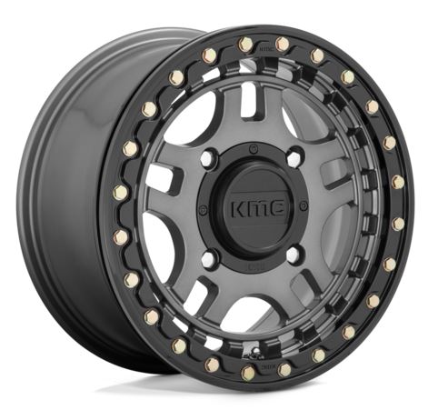 KMC KS240 Beadlock 15x6" 4/137 Offset 5+1