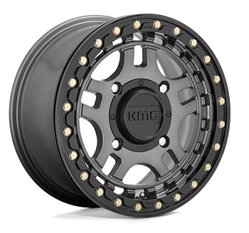KMC KS240 Beadlock 15x6" 4/137 Offset 5+1