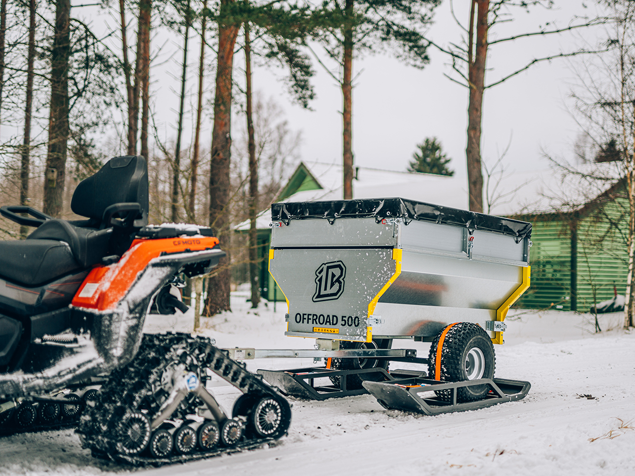 Skidor för vagn - 4