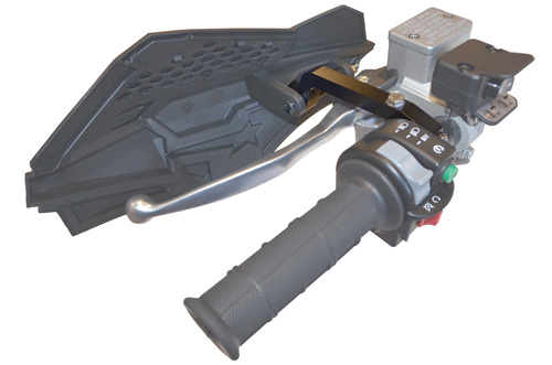 Handskydd Powermadd Sentinel Gul Suzuki - 4