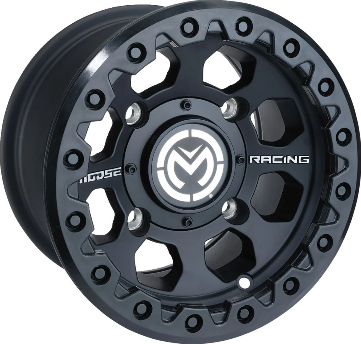 MOOSE OFFROAD 12x8 Fälg 4/136 Svart – ATV Can-Am