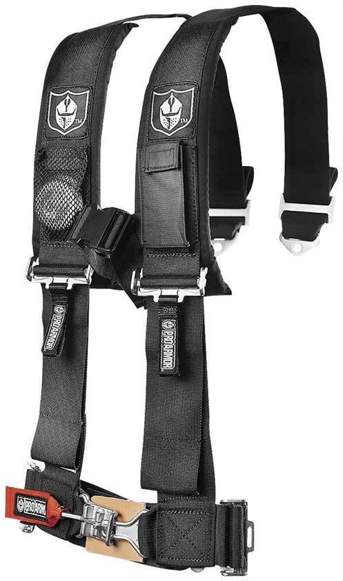 4-Punktsbälte 3" Pro Armor Svart