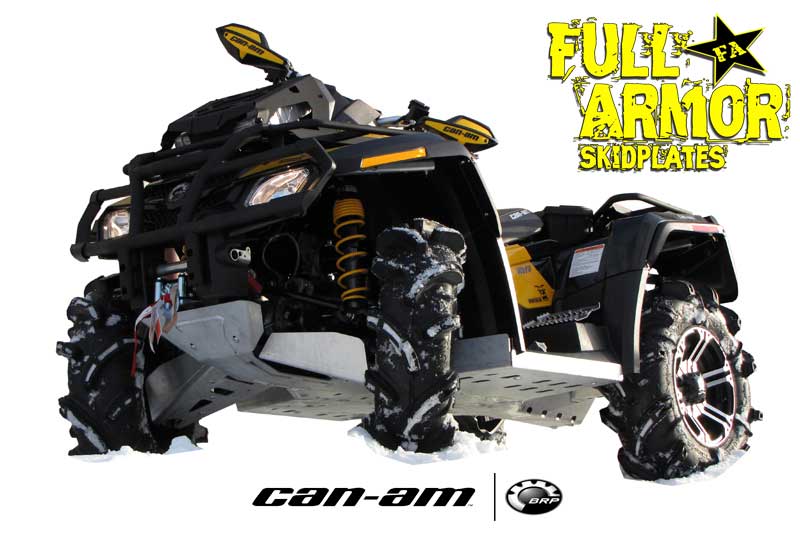 Hasplåt Alu Can-Am Outlander G1 MAX/MR  - 3