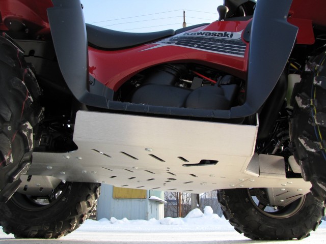 Hasplåt Aluminium Kawasaki KVF 650 & KVF 750 2008+ - 5
