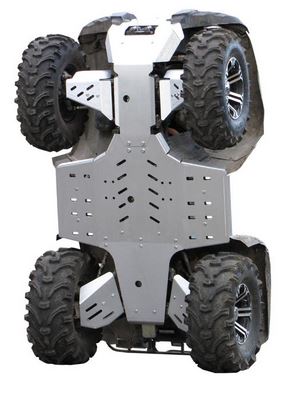 Hasplåt aluminium Yamaha Grizzly 550/700  07-13