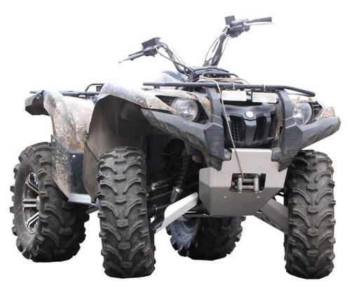 Hasplåt aluminium Yamaha Grizzly 550/700  07-13 - 2
