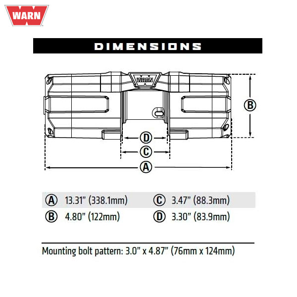 Warn AXON™ 45RC Vinsch (mindre chassi) - 4