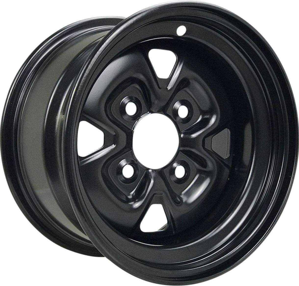 ATV Fälg 12x7 4/110 Svart Gloss Stål – Prisvärd fälg (5+2)