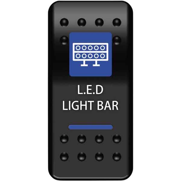 Strömbrytare för infällning "LED LIGHTBAR" 