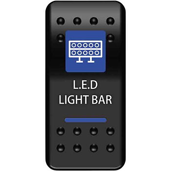 Strömbrytare för infällning "LED LIGHTBAR" 