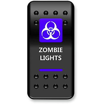 Strömbrytare för infällning "ZOMBIE LIGHTS"