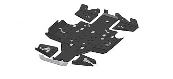 Hasplåt PEHD Suzuki King Quad 500/750