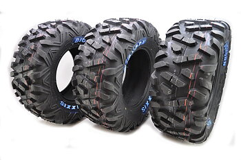 Hjulsats 12" Aluminiumfälg med Maxxis Bighorn 25" Däck