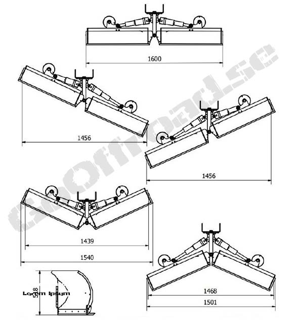 Hydraulisk Vikplog Bronco 160 cm Svensktillverkad - 5