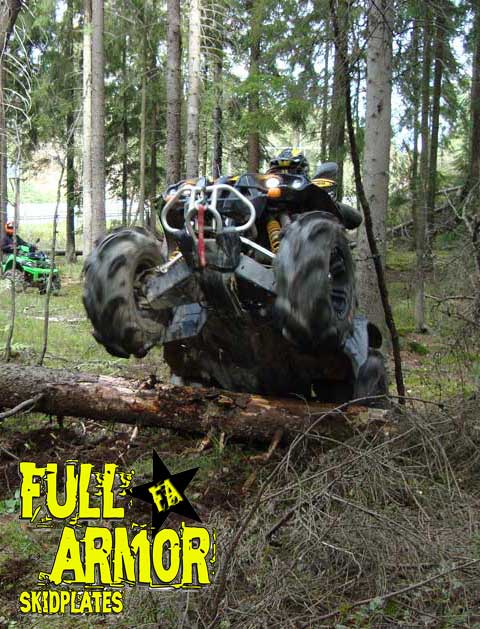 Hasplåt PEHD Can-Am Renegade 800  - 3