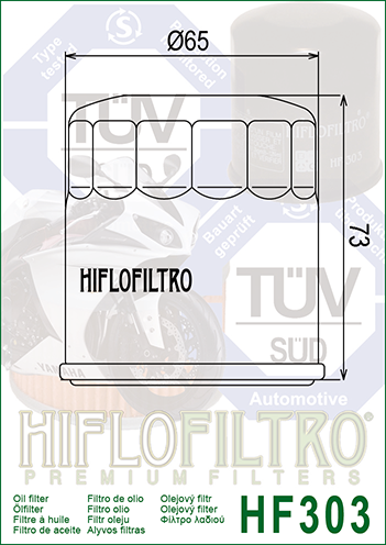 Oljefilter HiFlo HF-303 - 2