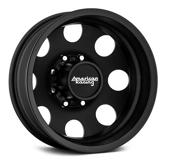 American Racing AR204 Black 17X6 / ET-134 / 8X165,1 Dually