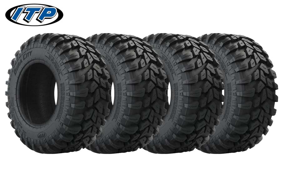 ATV/UTV Däckpaket 25x8R12 & 25x10R12 Duracity 6PR – Radialdäck | ITP