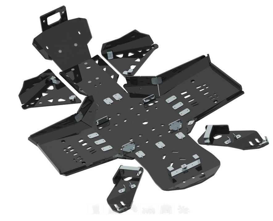 Hasplåt PEHD Can Am Outlander L450/L500/L570 - 4