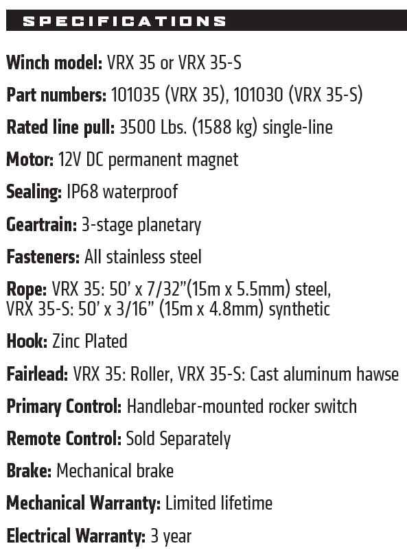 Warn VRX 35 Vinsch  - 4
