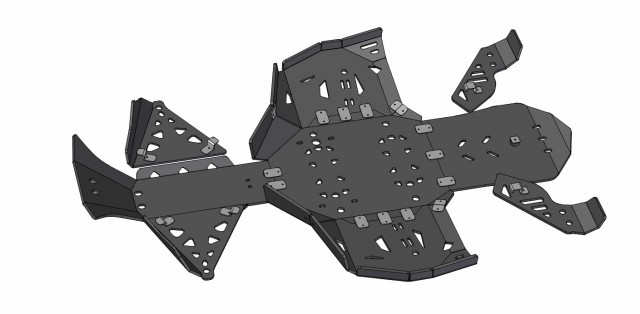 Hasplåt PEHD Can-Am Renegade 2012-2016 - 3