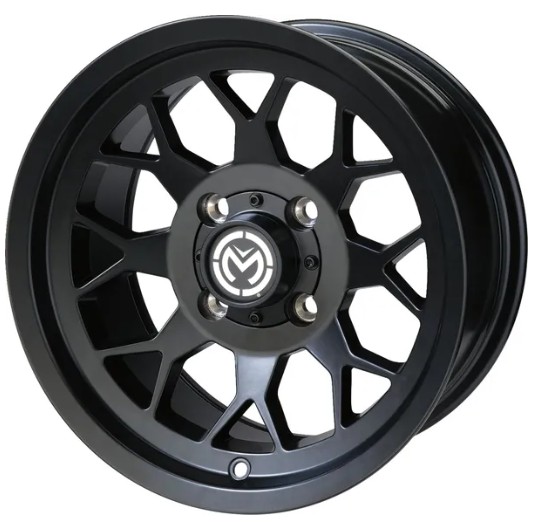 ATV fälg 14x7 svart  aluminium 4/136 Moose Offroad 27X