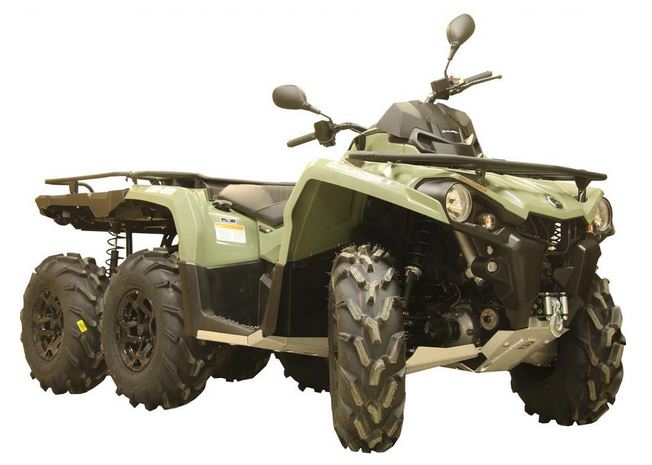 Hasplåt ALU Can Am Outlander 450 6X6  - 4