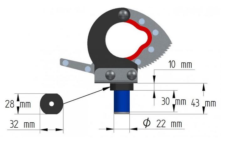 Redskapsfäste Quick Lock CF-Moto & Segway - 2