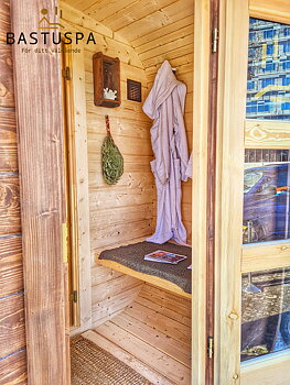 Bastuvagn Ramsö 3m med Relax/Omklädningsrum