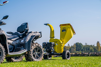 Flismaskin bogserad för ATV  Briggs & Stratton Gen2