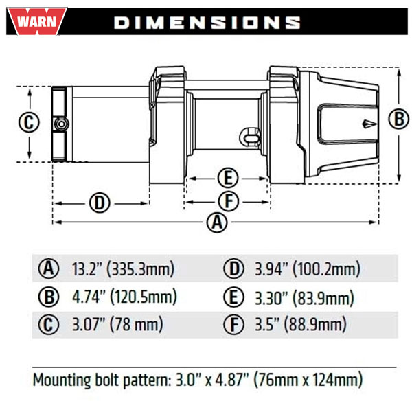 Warn 25-S VRX Vinsch med syntetlina - 3