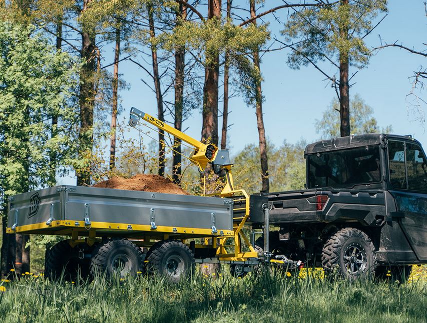 Timmervagn-flatbädd-atv
