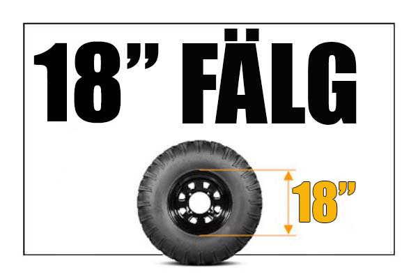 18" Fälgar Polaris