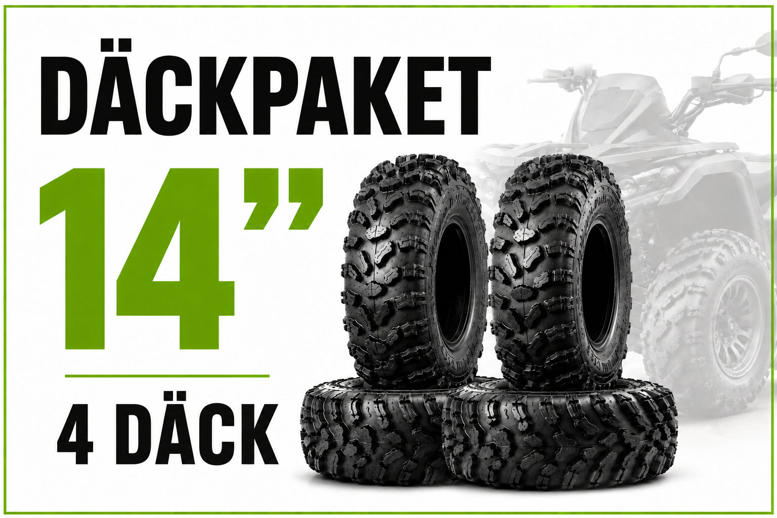 Däck paket 14"
