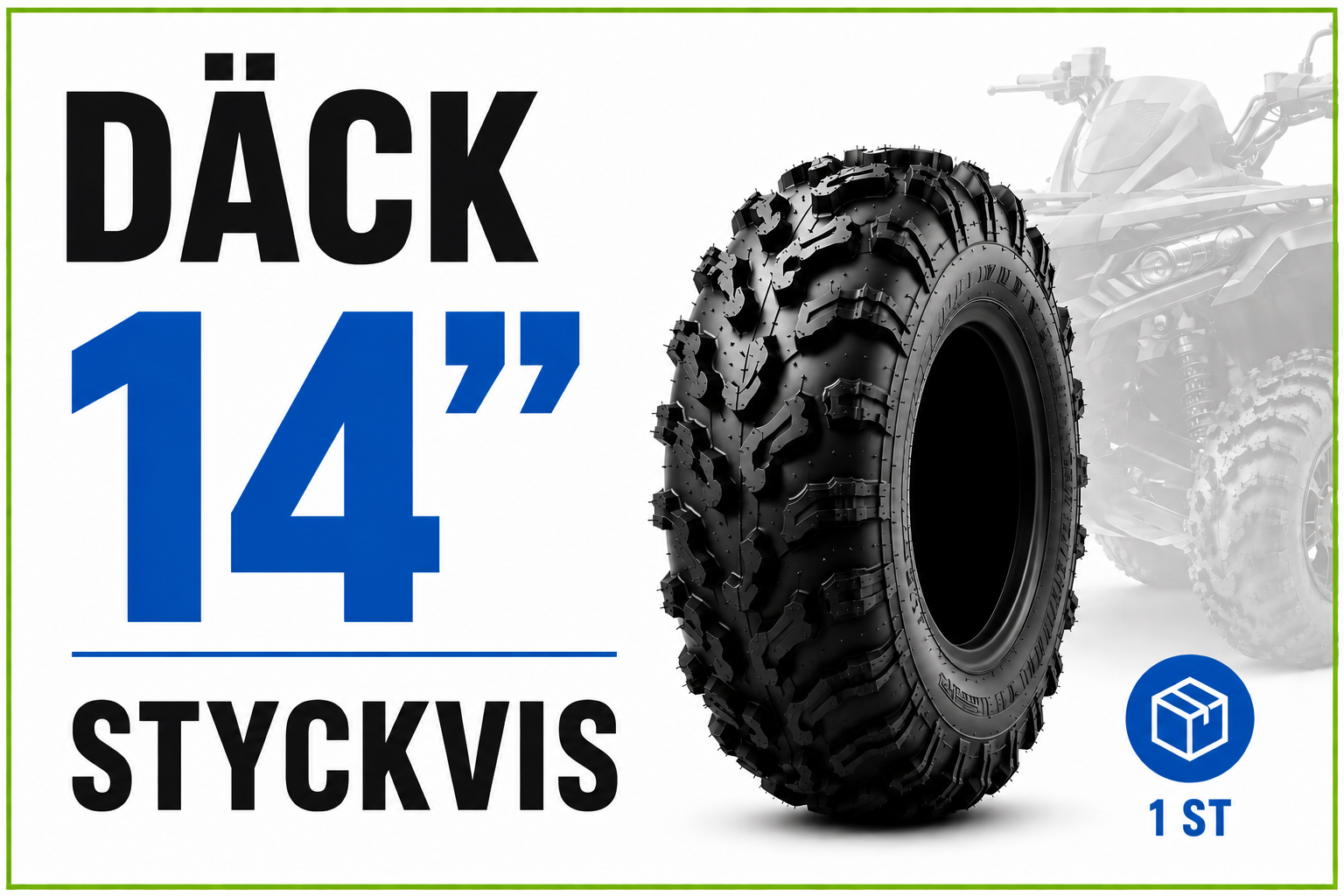 Däck ATV 14" Styckvis