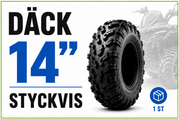 Däck ATV 14" Styckvis