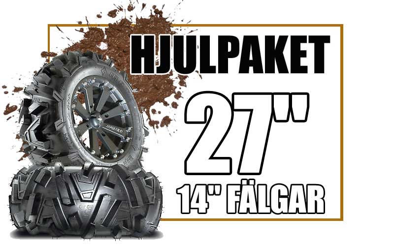 27" Däck på 14" Fälgar