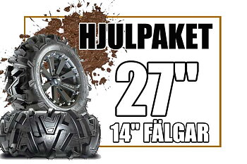 27" Däck på 14" Fälgar