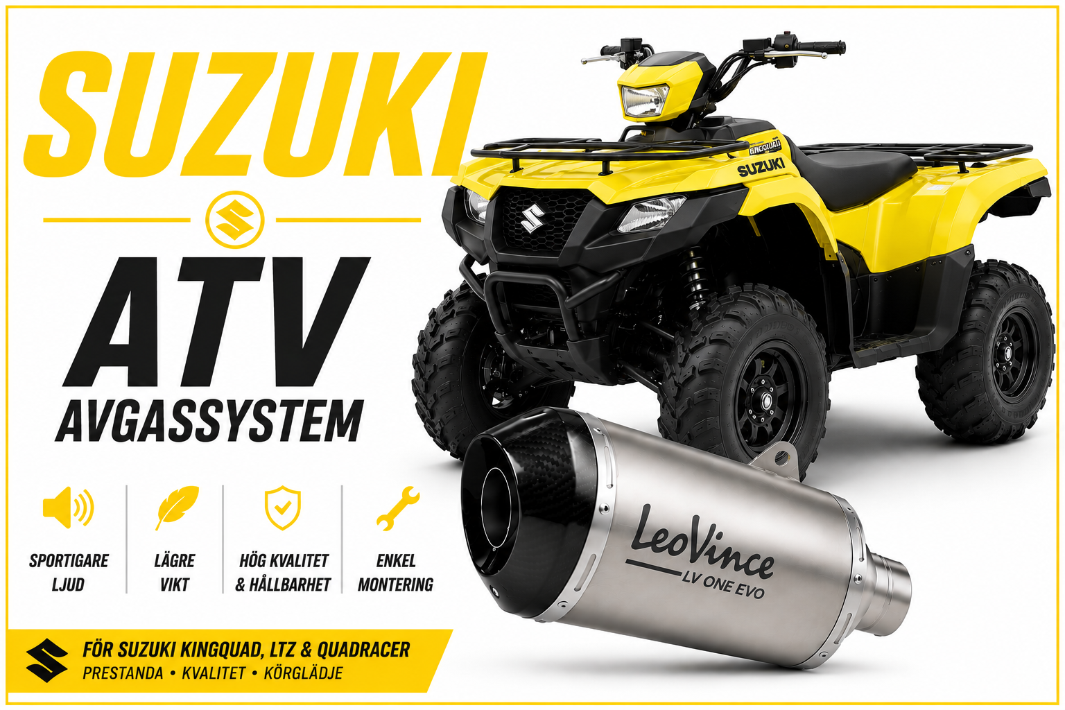 Avgassystem & Slip-On Suzuki