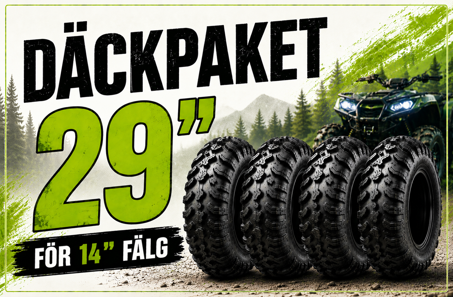 29" Däck paket
