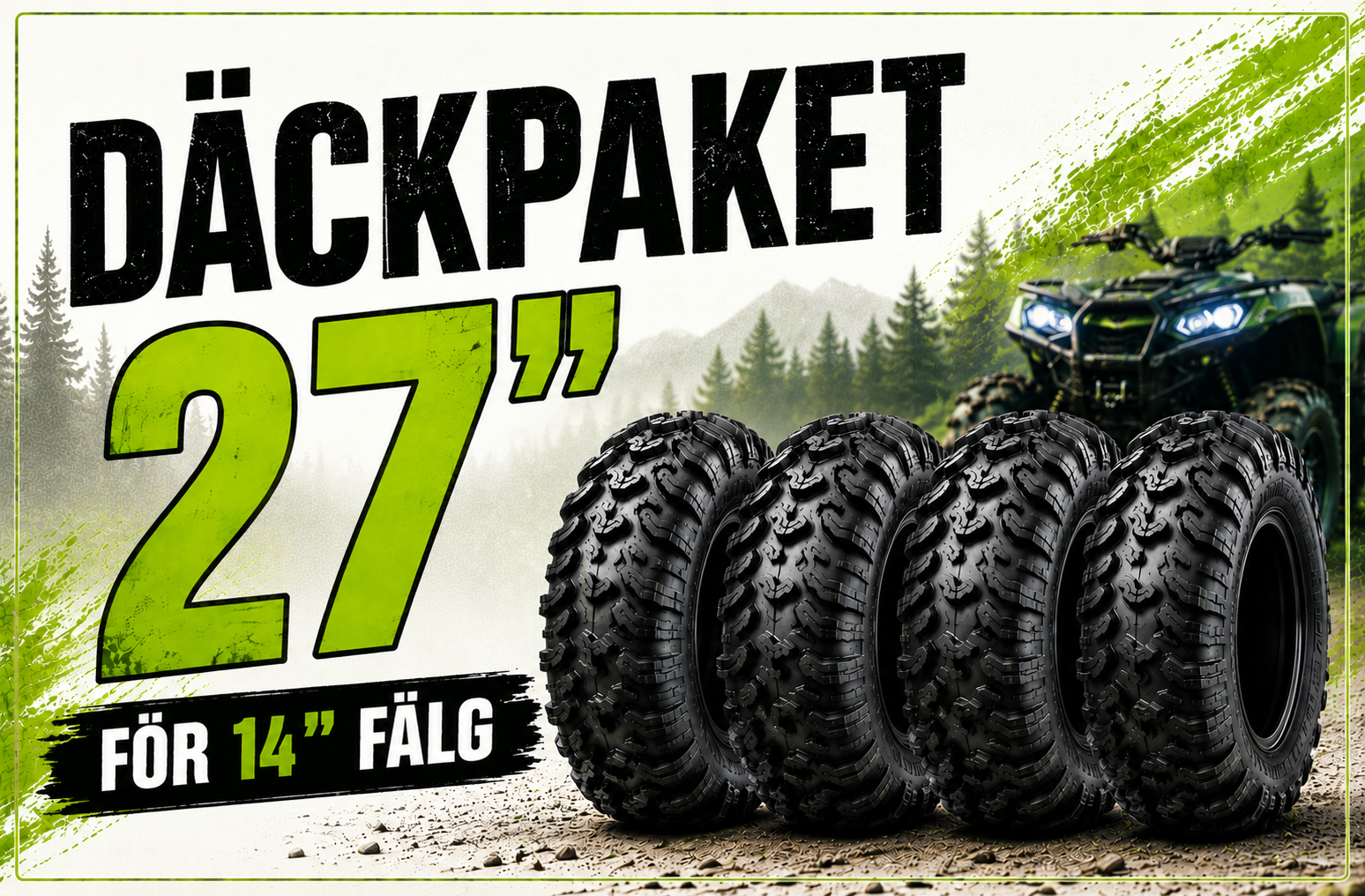 27" Däck paket